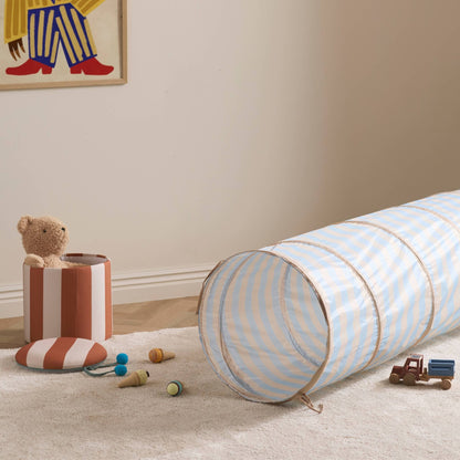 Kids Concept Tunnel - Stripe Light Blue