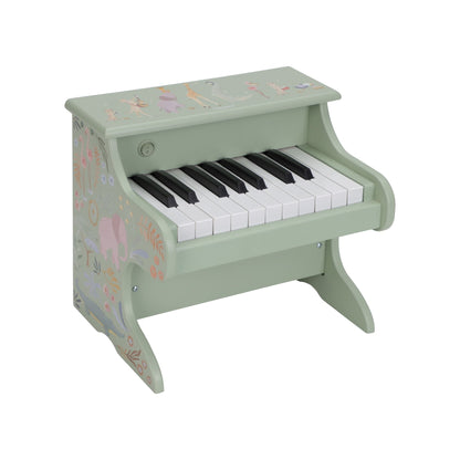 Little Dutch Wooden Piano - Safari Friends (Green)