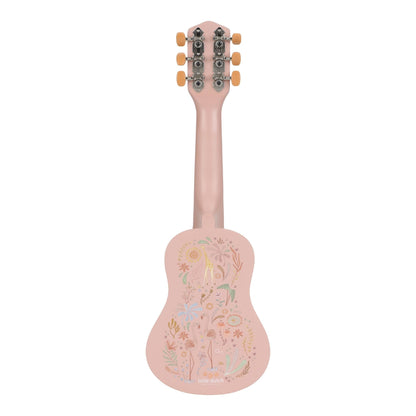 Little Dutch Wooden Guitar - Safari Friends (Pink)