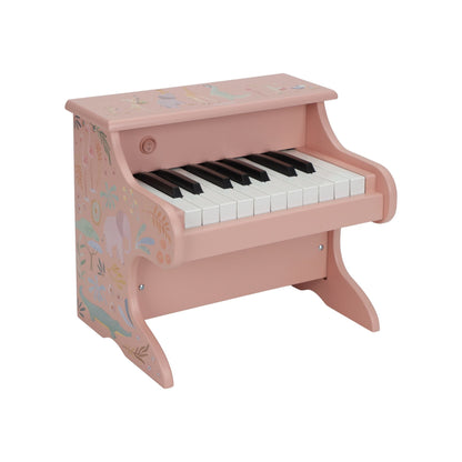 Little Dutch Wooden Piano - Safari Friends (Pink)