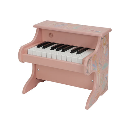 Little Dutch Wooden Piano - Safari Friends (Pink)