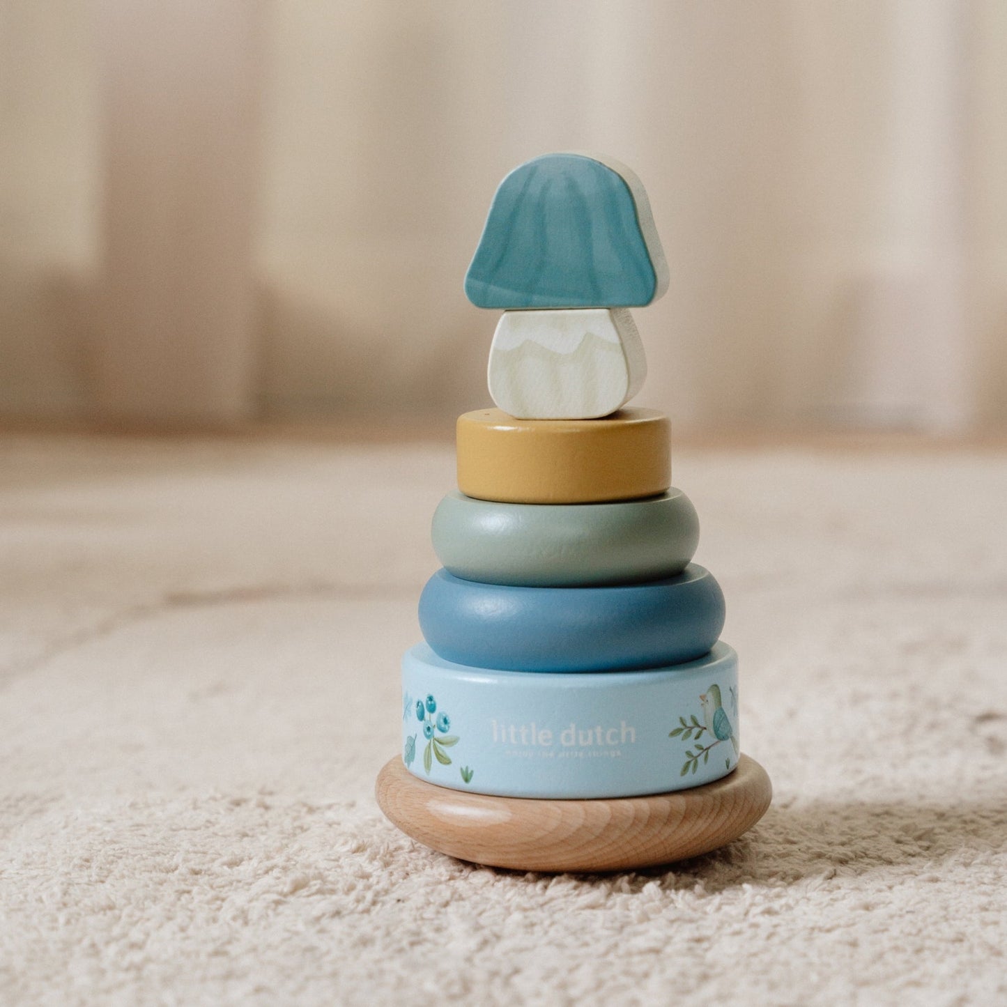 Little Dutch Wooden Rocking Ring Stacker – Forest Friends