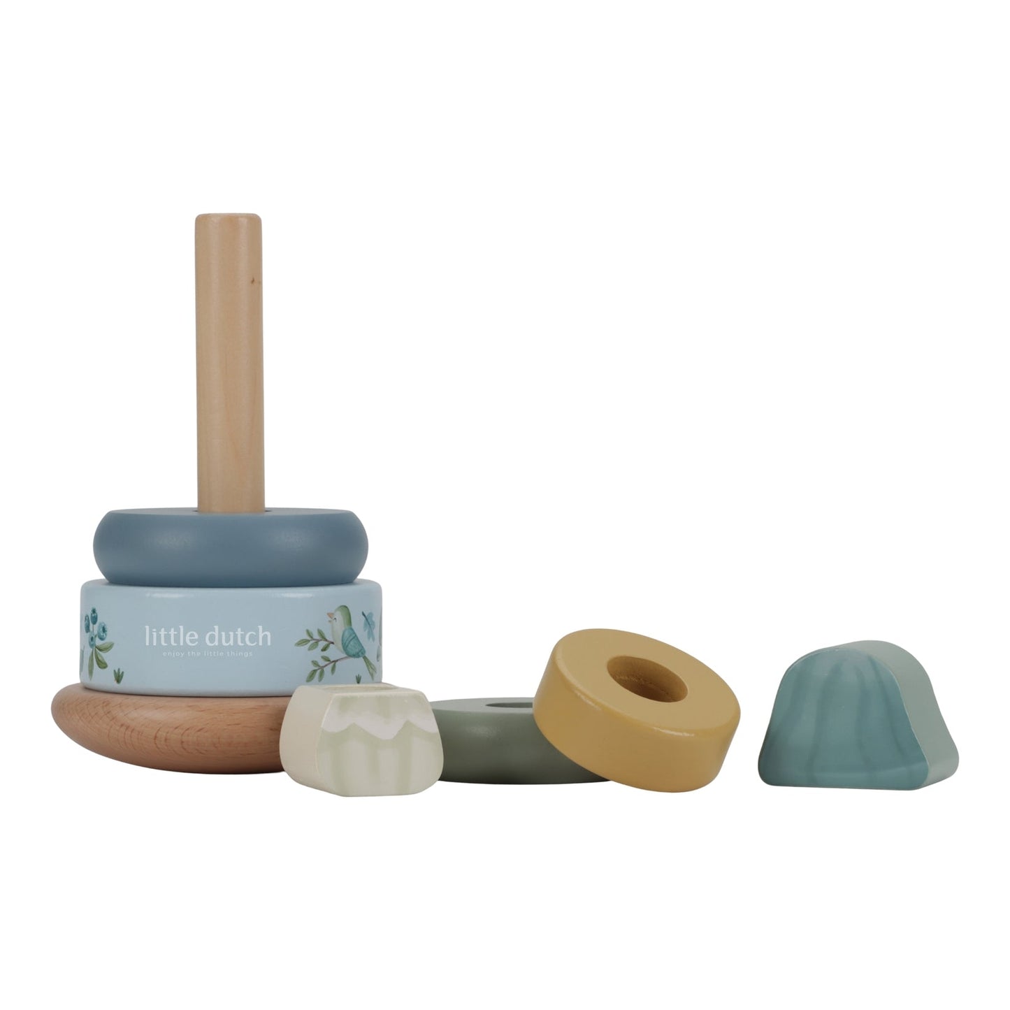Little Dutch Wooden Rocking Ring Stacker – Forest Friends