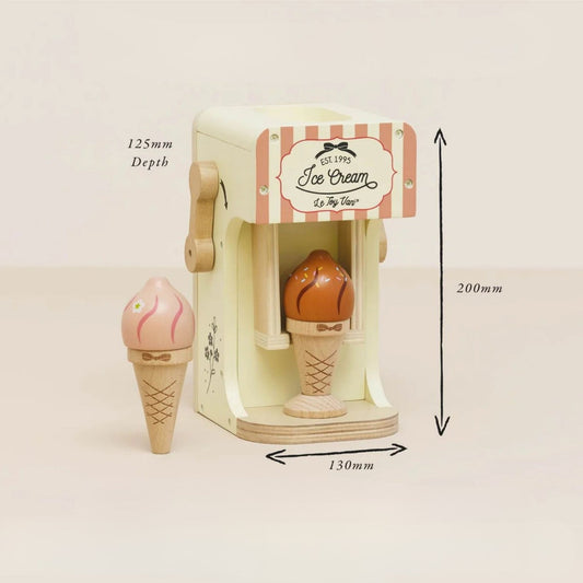 Le Toy Van Ice Cream Machine and Play Food Cones