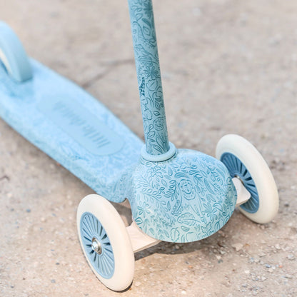 Little Dutch Scooter – Blue, in use