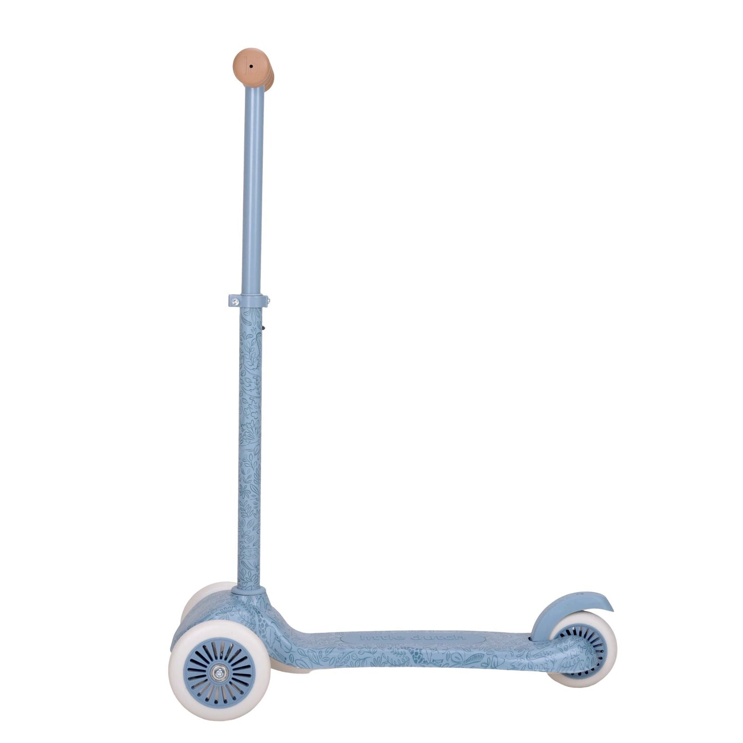 Little Dutch Scooter – Blue, three-wheel base