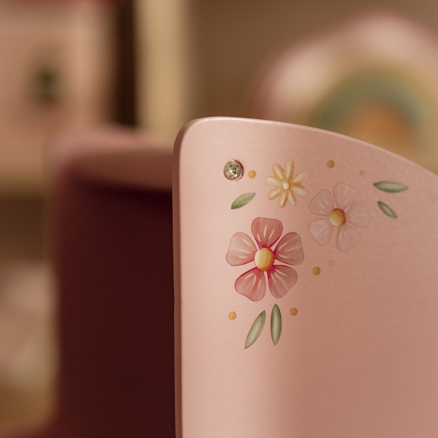 Little Dutch Wooden Doll Pram – Pink