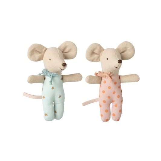 Maileg Baby Mice Twins in a Matchbox
