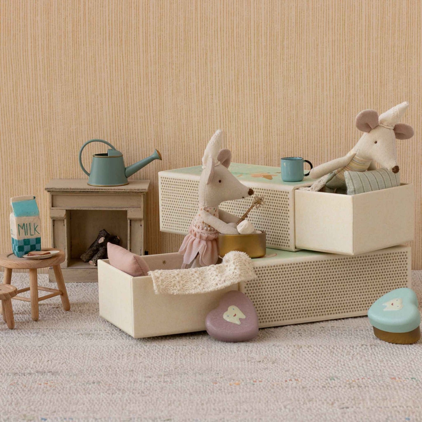 Maileg Tooth Fairy Mouse Little Sister in Matchbox