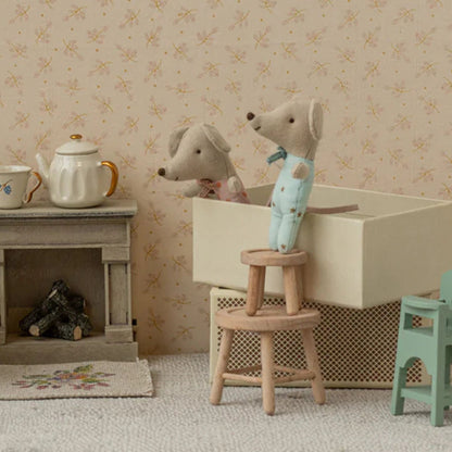 Maileg Baby Mice Twins in a Matchbox