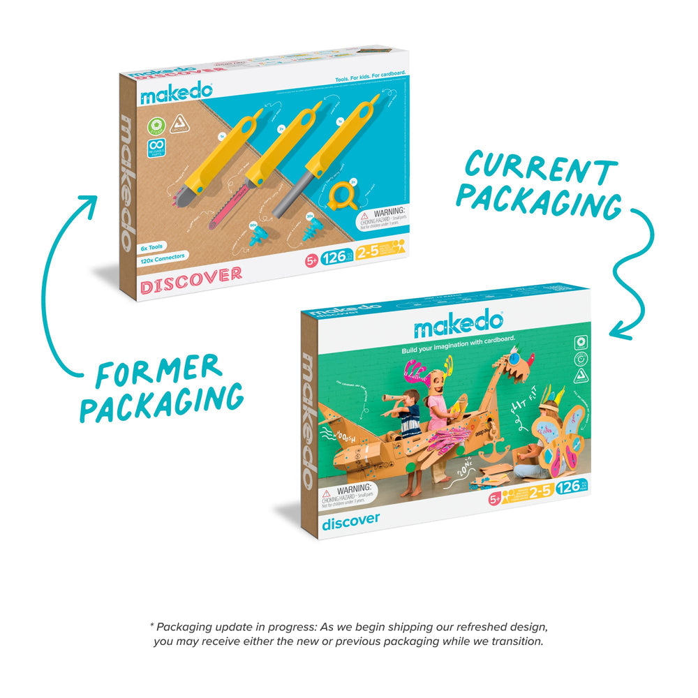 Makedo Discover Kit (126 pieces)