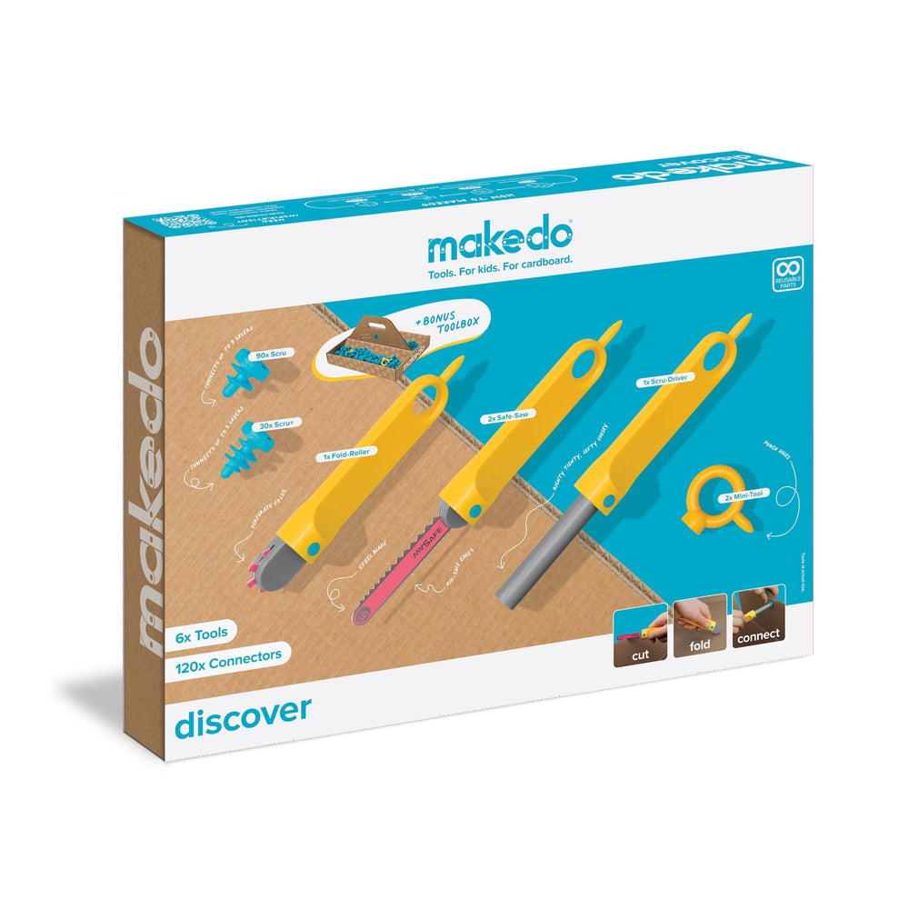 Makedo Discover Kit (126 pieces)