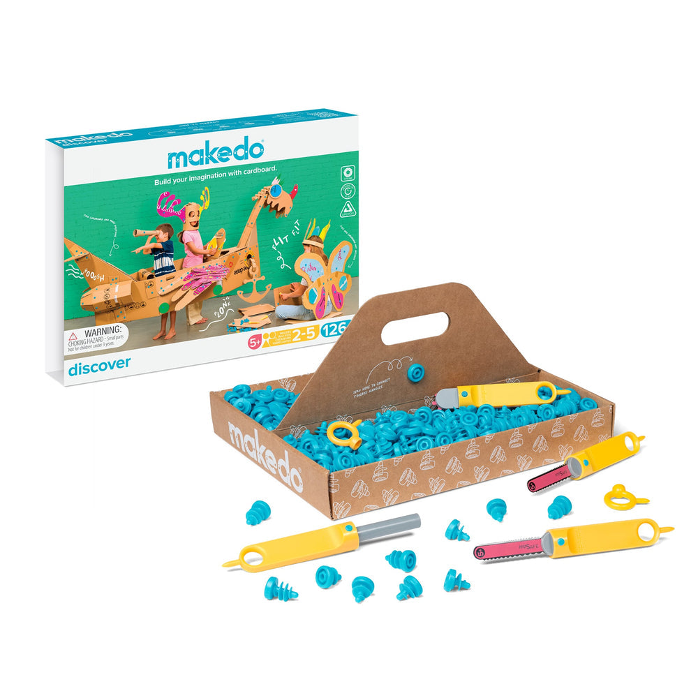 Makedo Discover Kit (126 pieces)