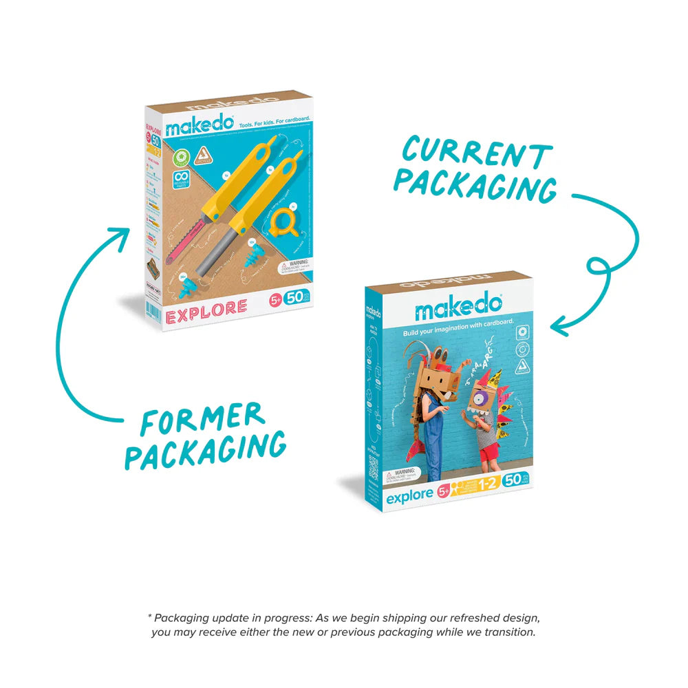 Makedo Explore Kit (50 pieces)
