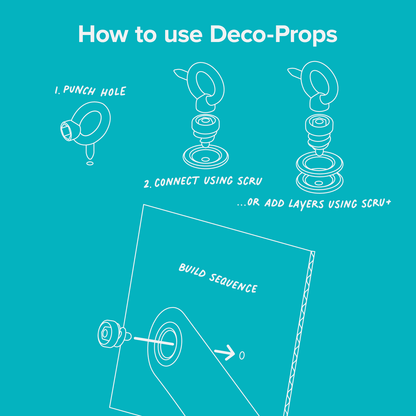 Makedo Deco-Props Sparkies (25 pieces)