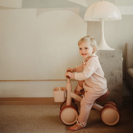 Mushie Mini Toddler Balance Bike - Blush