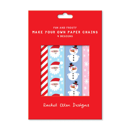Rachel Ellen Designs Paper Chain Kit - Santa & Snowman