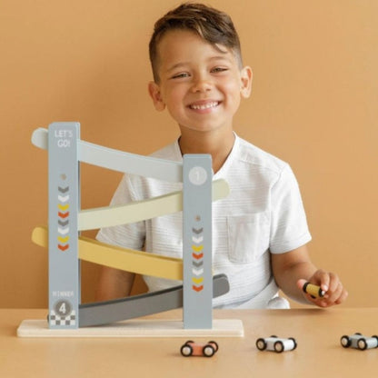 Little Dutch Ramp Racer Cars – Blue