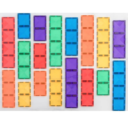 Connetix 18 Piece Rainbow Rectangle Pack