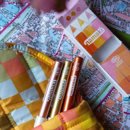 Namaki Glitter Make-Up Pencils Set Of 3 - Sunshine