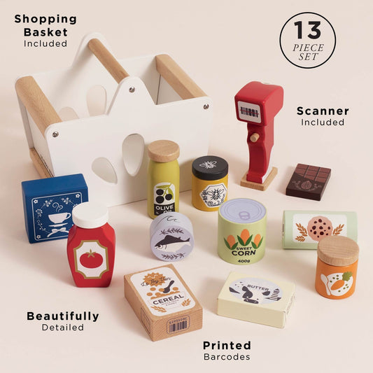 Groceries Set & Scanner basket