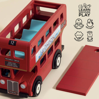 London Wooden Bus detail