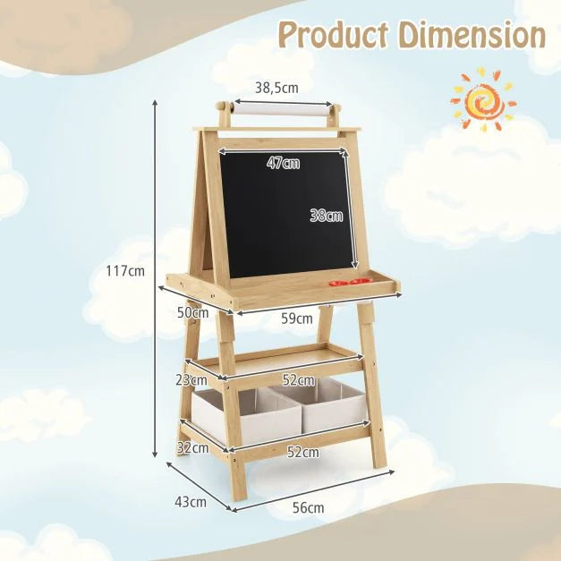 Little Helper Deluxe Eco Easel – Natural