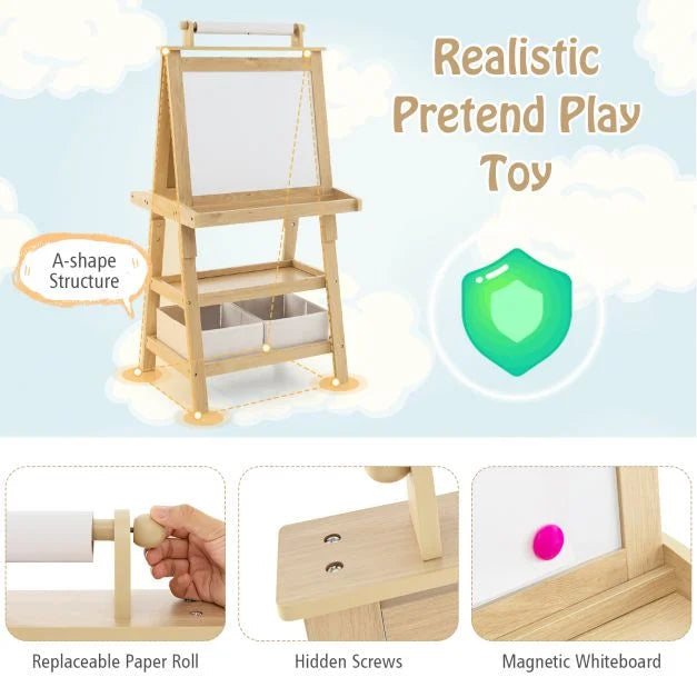 Little Helper Deluxe Eco Easel – Natural