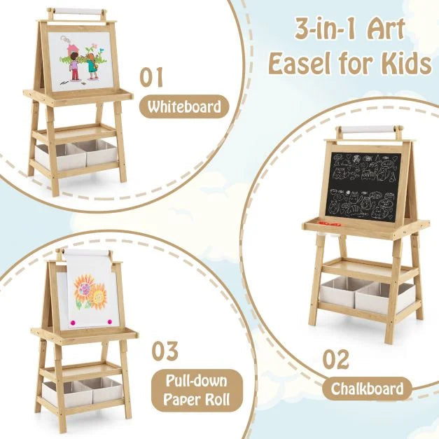 Little Helper Deluxe Eco Easel – Natural
