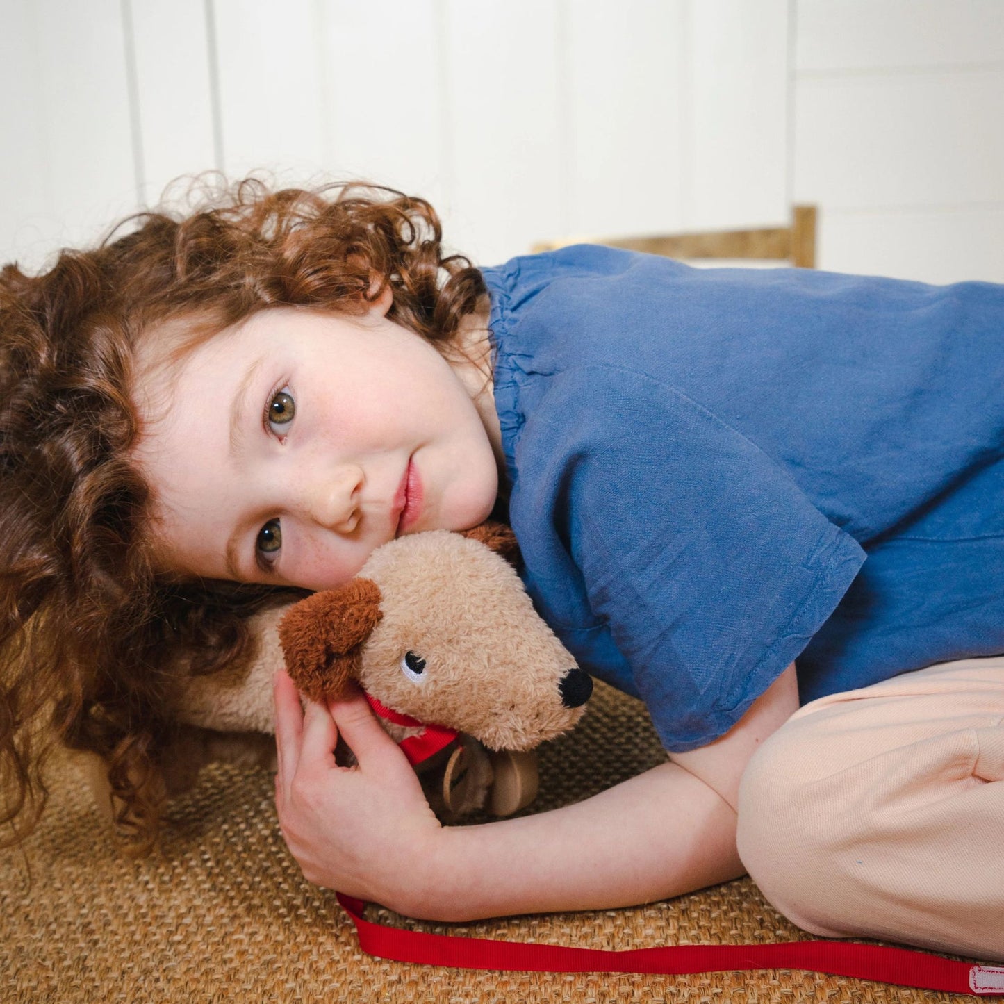 ThreadBear Design Dudley Pull Along Dog