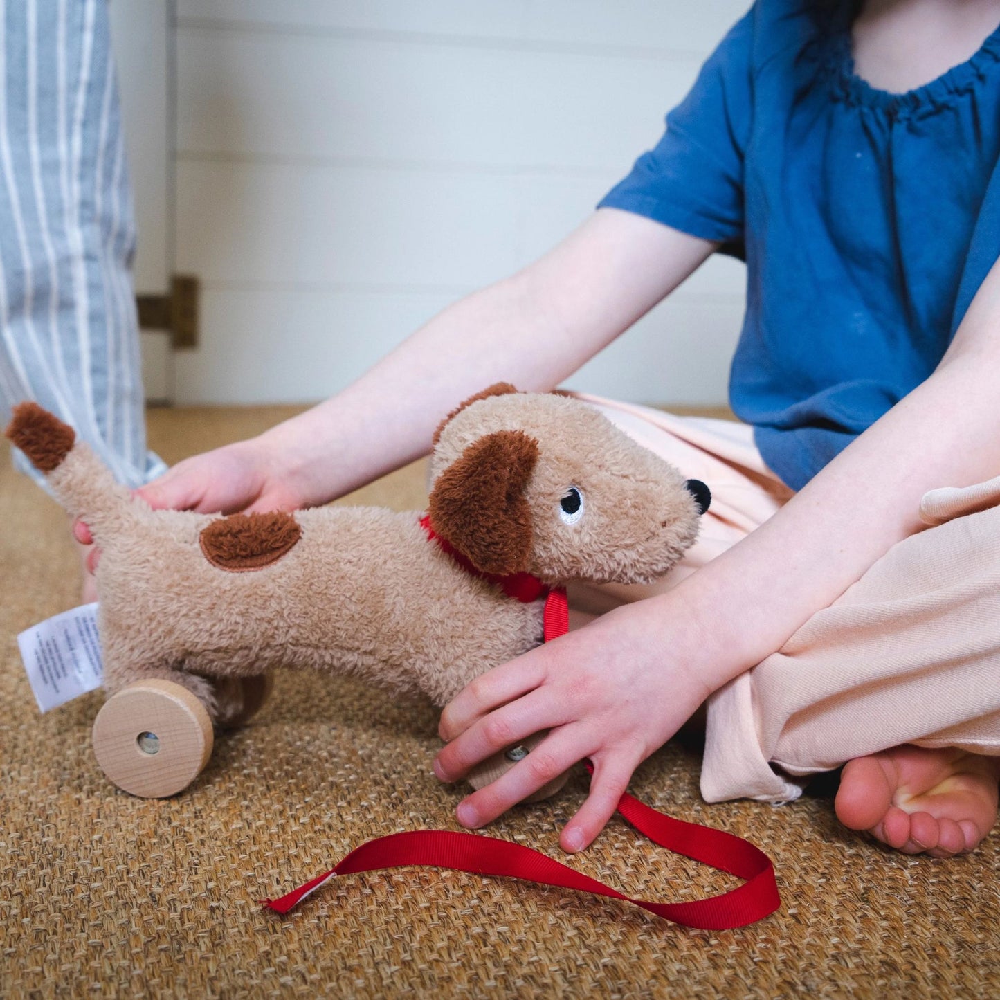 ThreadBear Design Dudley Pull Along Dog