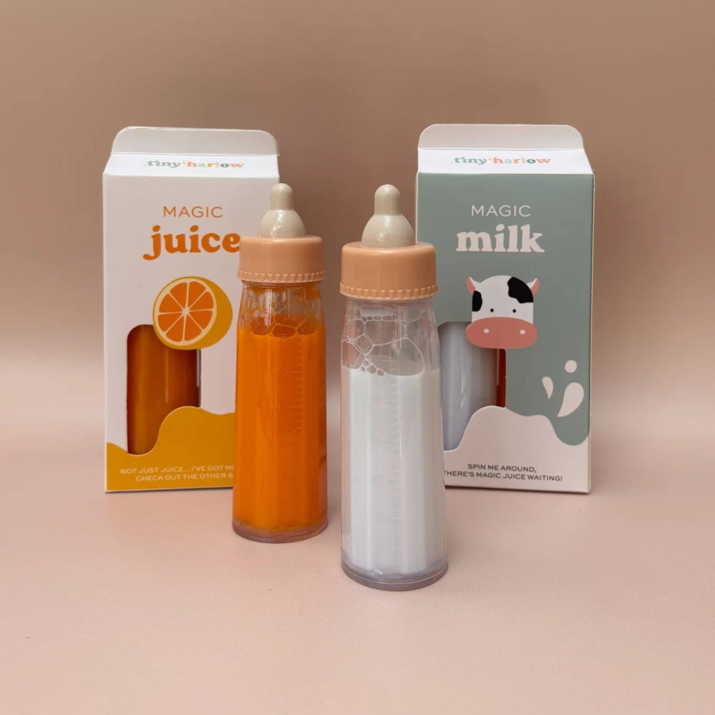Tiny Harlow Tiny Tummies Magic Milk and Juice Bottle