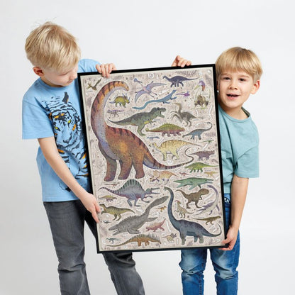 Banana Panda Dinosaurs Puzzle