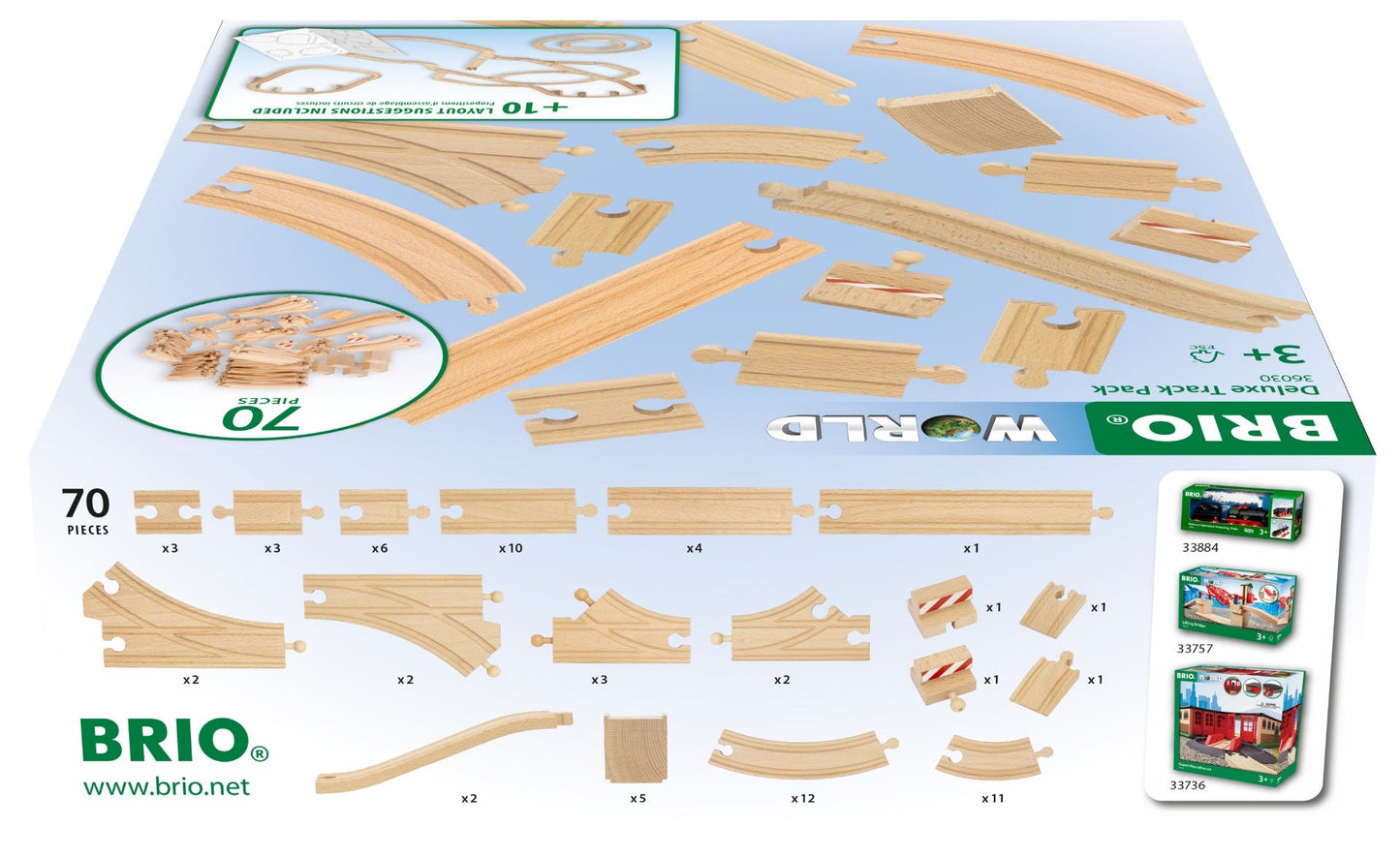 BRIO World Deluxe Track Pack