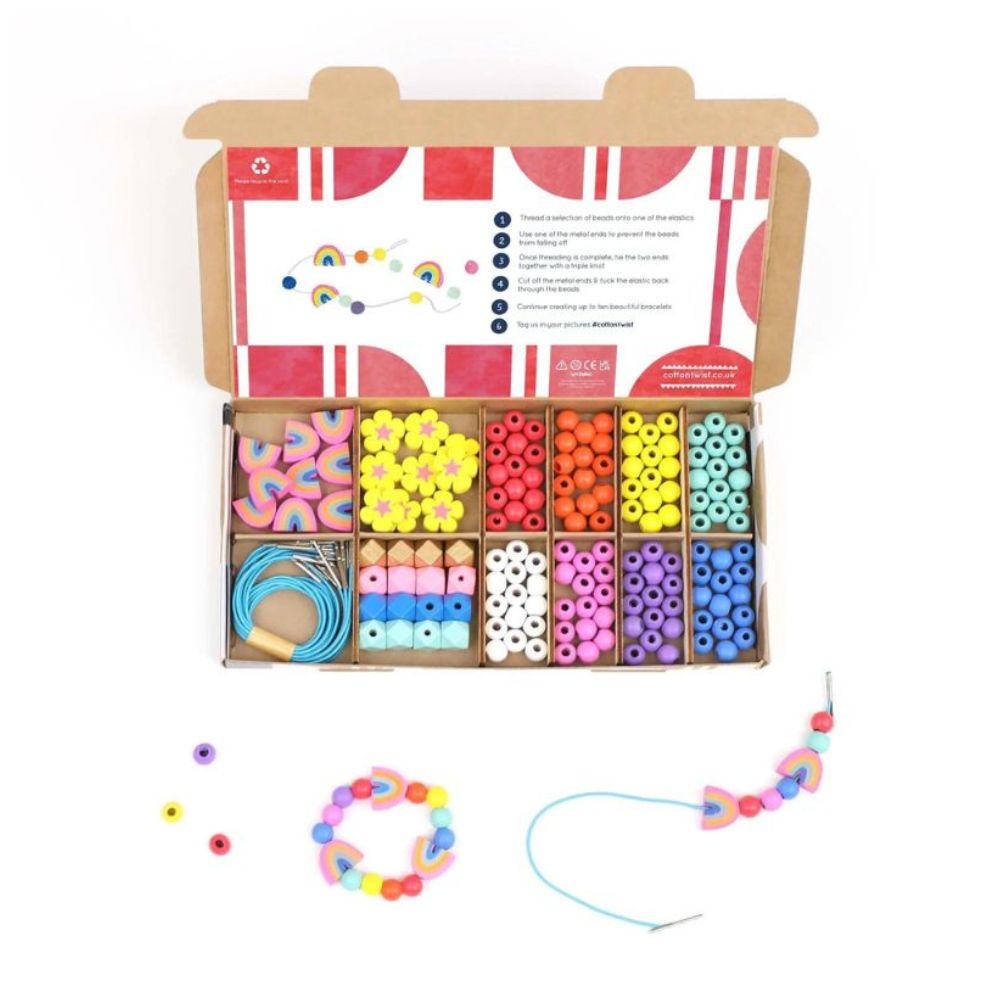 Cotton Twist Rainbow Bracelet Making Kit (Make 10)