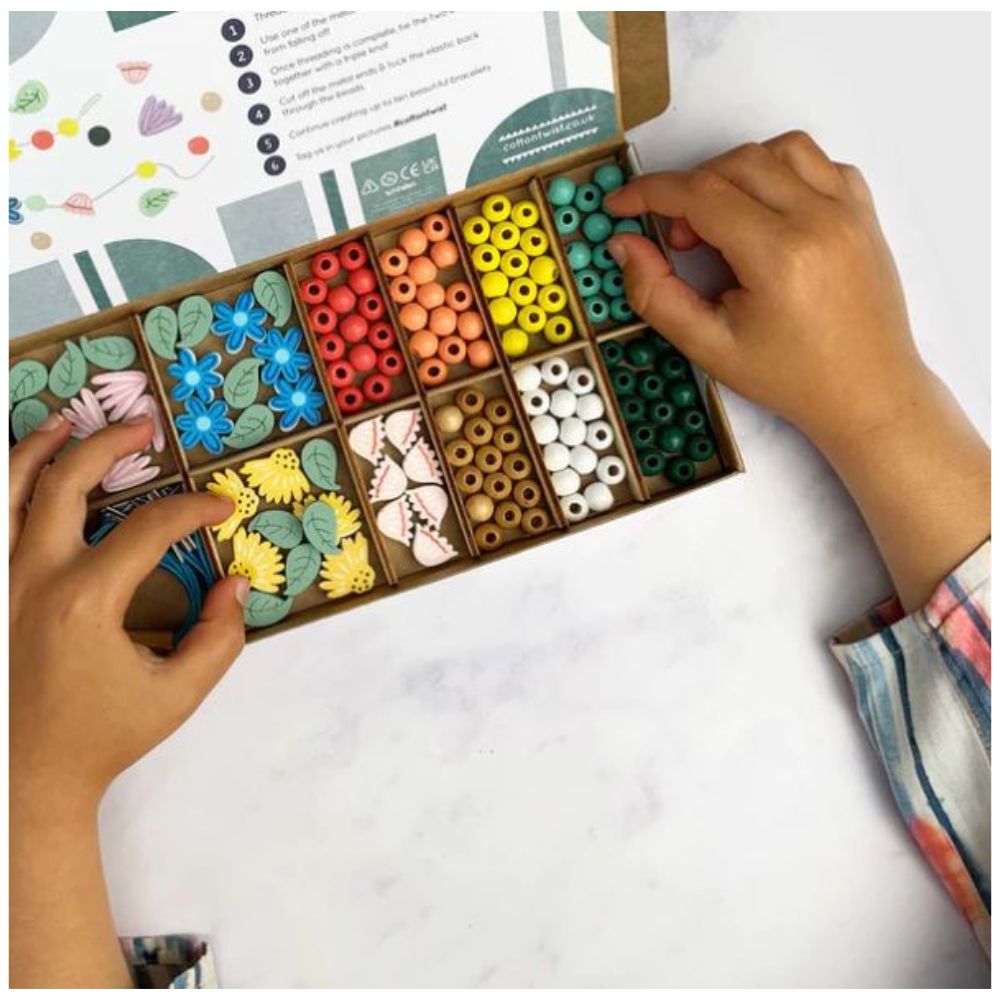 Cotton Twist Wildflower Bracelet Making Kit (Make 10)