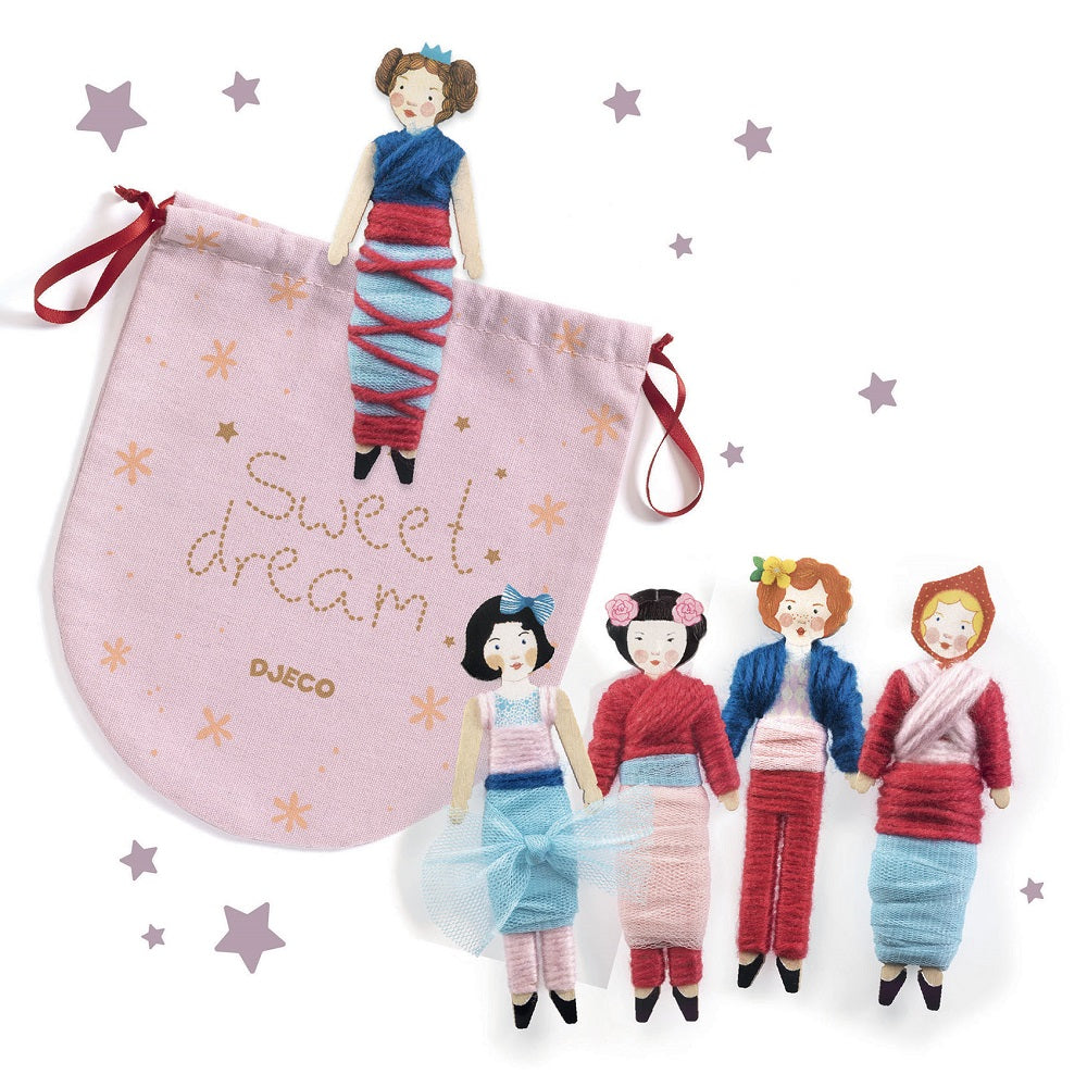Djeco Do It Yourself: 5 Worry Dolls to Create