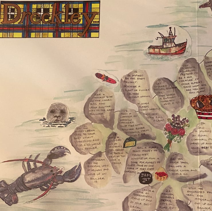 Dreckley – A Cornish Hand-Painted Board Game