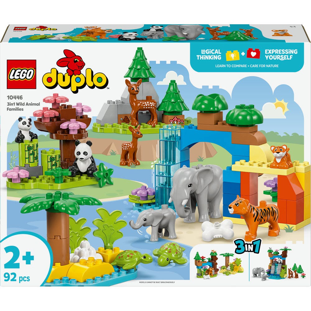 LEGO DUPLO 3in1 Wild Animal Families 10446