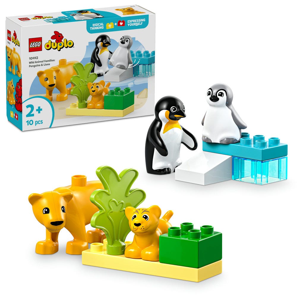 LEGO DUPLO Wild Animal Families Penguins & Lions 10442