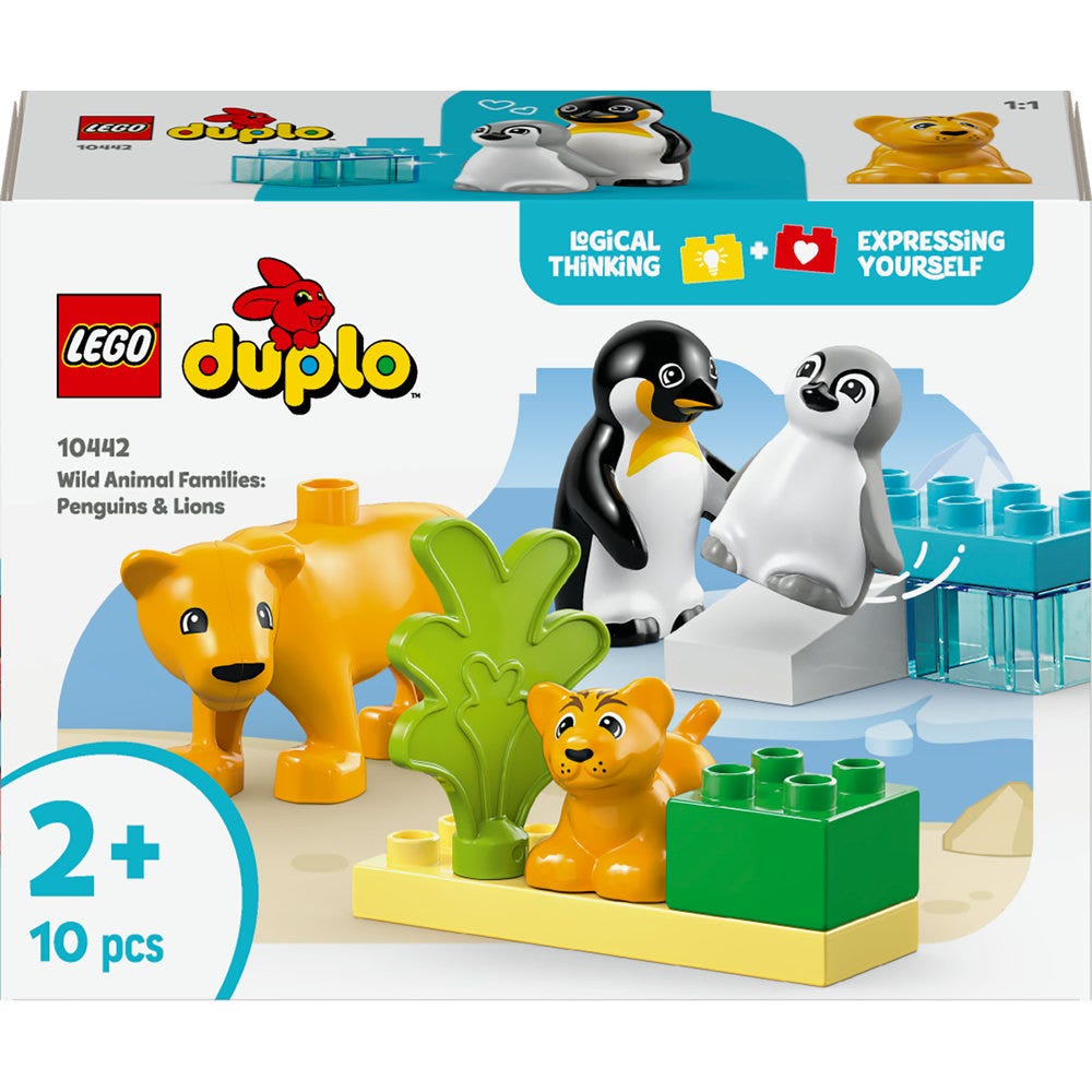 LEGO DUPLO Wild Animal Families Penguins & Lions 10442