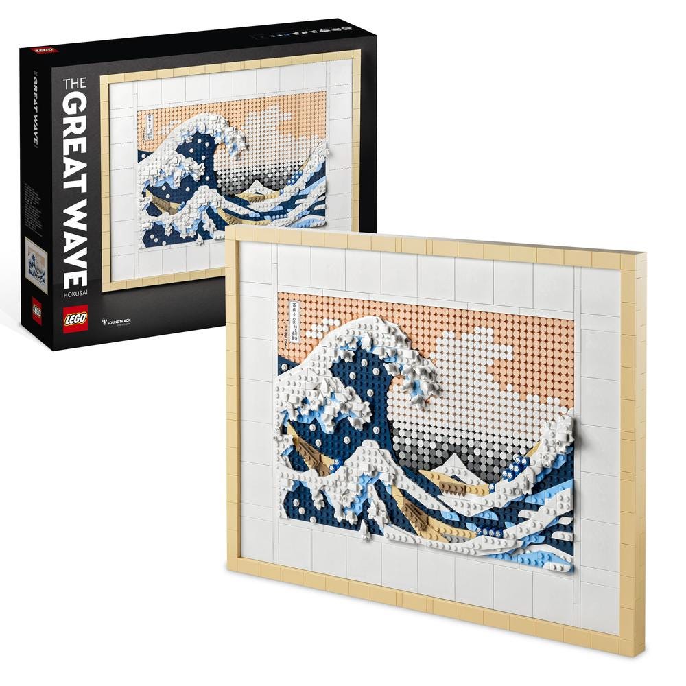 LEGO Art Hokusai The Great Wave 31208