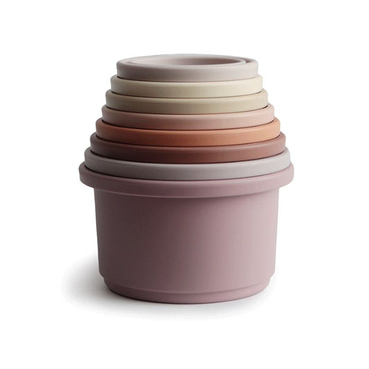 Mushie Stacking Cups – Petal