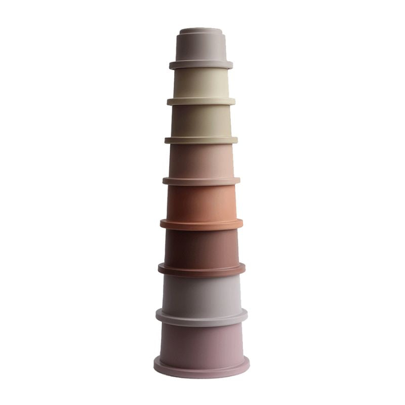 Mushie Stacking Cups – Petal