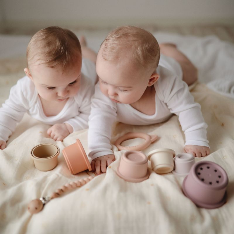 Mushie Stacking Cups – Petal