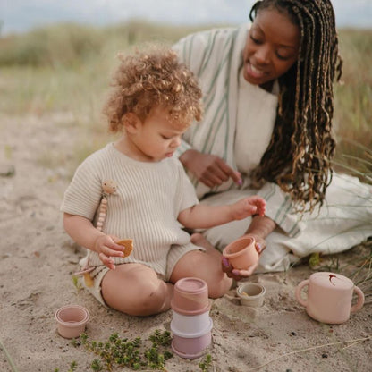 Mushie Stacking Cups – Petal