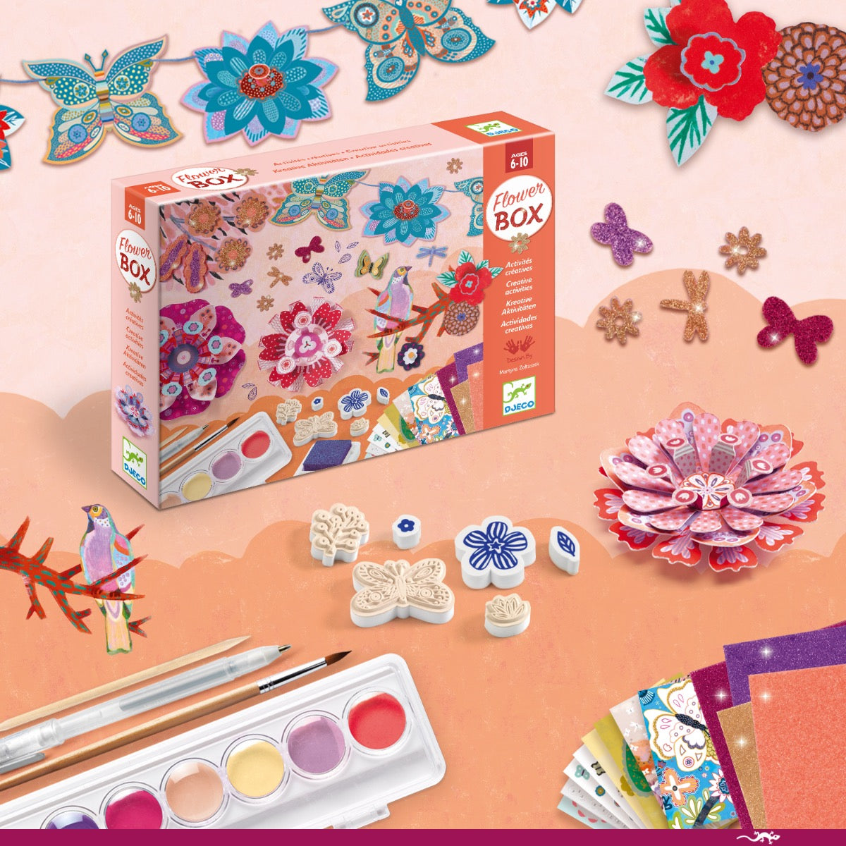 Djeco Multi-Activity Kit: The Flower Garden