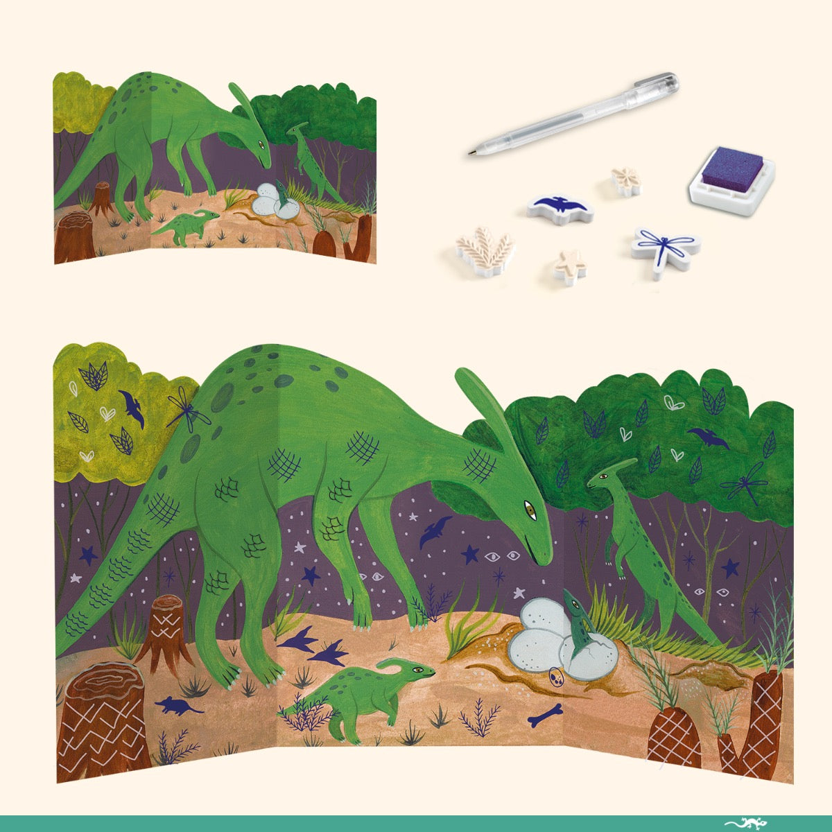Djeco Multi-Activity Kit: The World of Dinosaurs