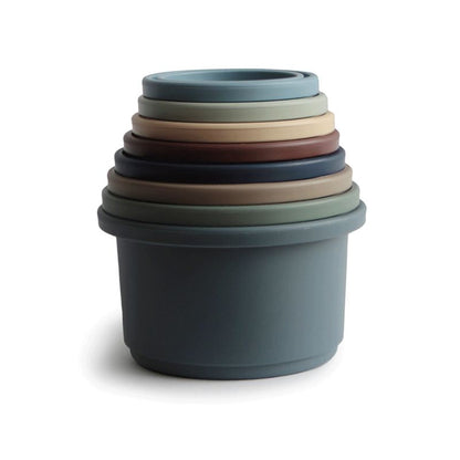 Mushie Stacking Cups – Forest