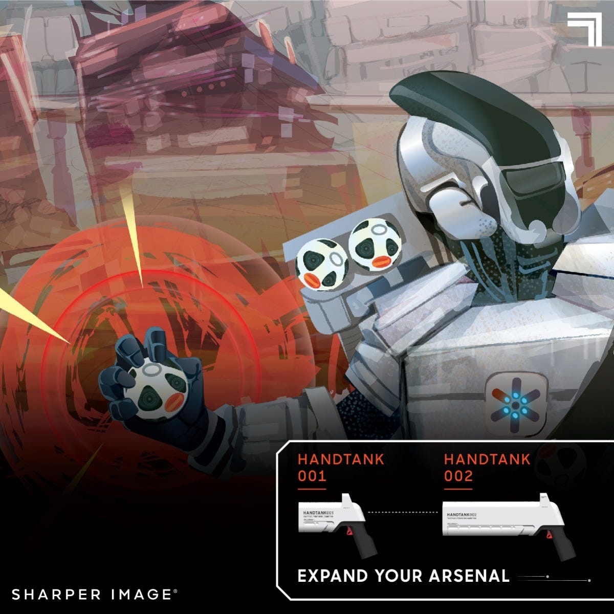 Sharper Image Laser Tag Handtank Blast Orb